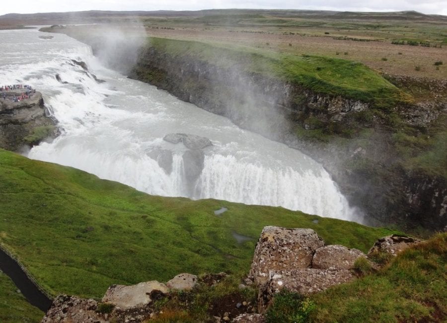 The powerful and beautiful Gullfoss